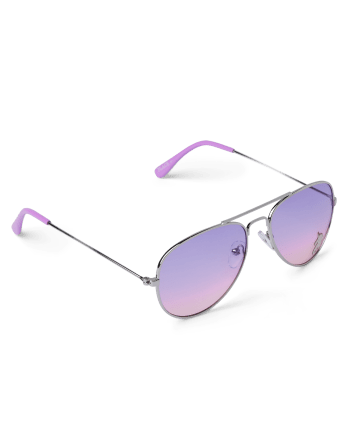 Lunettes de soleil aviateur Rainbow Icon pour filles