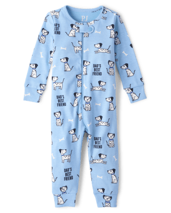 Baby And Toddler Boys Dog Snug Fit Cotton One Piece Pajamas