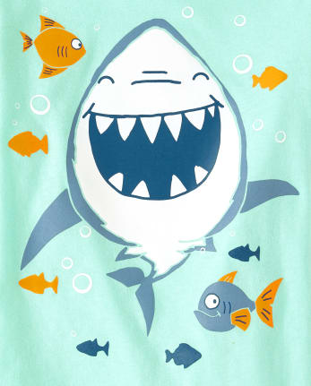 Baby and Toddler Boys Shark Graphic Tee