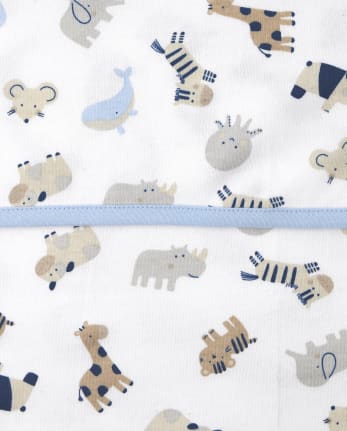 Paquete de 2 mantas envolventes de animales para bebés y niños