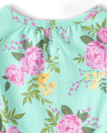 Pack de 2 mamelucos florales para bebé niña