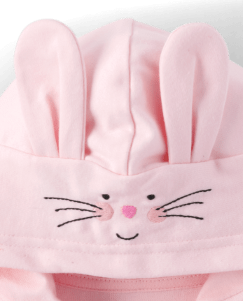 Baby Girls Bunny 2-Piece Playwear Set