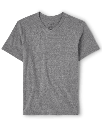 T-shirt à col en V pour garçons