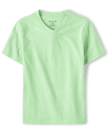 Camiseta con cuello en V para niños