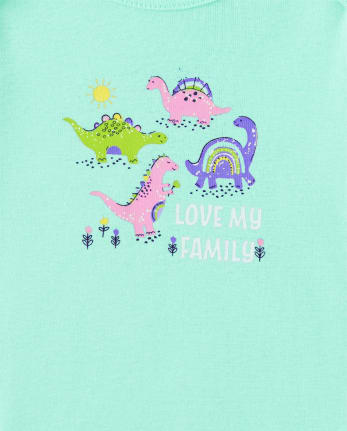Baby Girls Dino Bodysuit 5-Pack