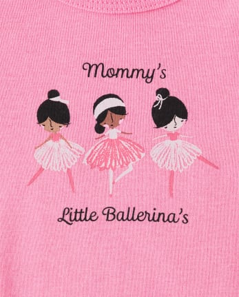 Baby Girls Ballerina Bodysuit 5-Pack