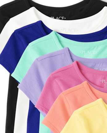 Girls Tee Shirt 8-Pack