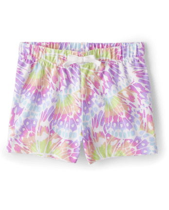 Girls Print Pull On Shorts