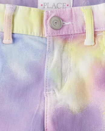 Shorts skimmer con estampado para niñas