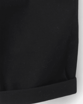 Girls Roll Cuff Twill Skimmer Shorts - Plus