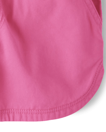 Girls Twill Pull On Shorts