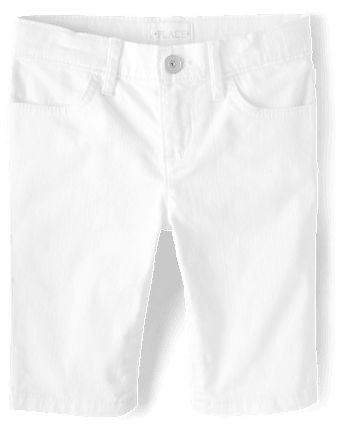 Girls Twill Skimmer Shorts - Plus