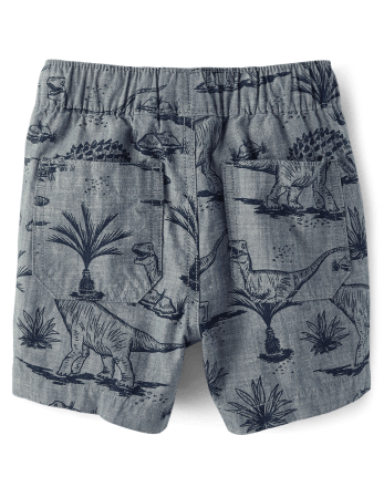 Baby And Toddler Boys Dino Pull On Jogger Shorts