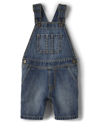 Baby And Toddler Boys Sleeveless Denim Overalls | The Children's Place ...