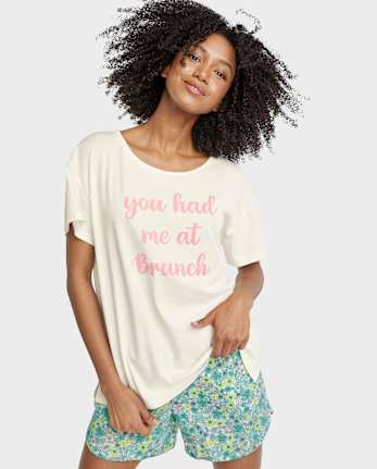 Womens Graphic Sleep Tee