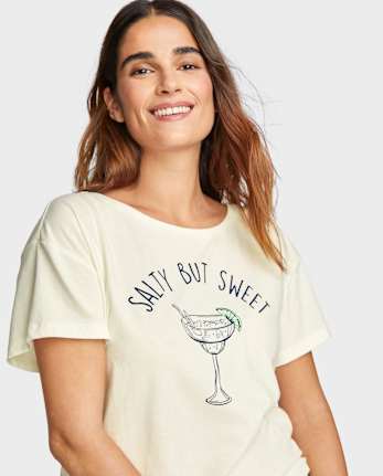 Womens Graphic Sleep Tee