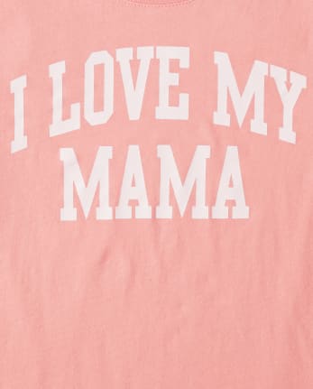 Girls Matching Family Mama Graphic Tee