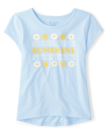 Top bajo alto Sunshine para niñas