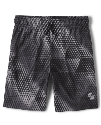 Short de basketball performant en maille imprimée pour garçon