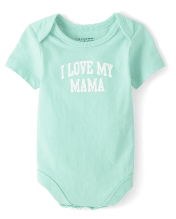 Baby Boys Matching Family Love Mama Graphic BodySuit
