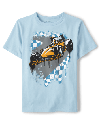 Boys Racecar Graphic Tee