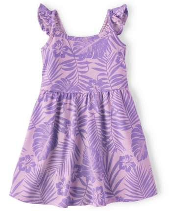 Baby And Toddler Girls Tropical Everyday Dress