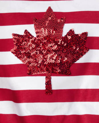 Barboteuse graphique à sequins rayés pour fille