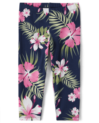 Leggings capri con estampado para niñas