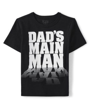 Baby And Toddler Boys Dad's Man Graphic Tee