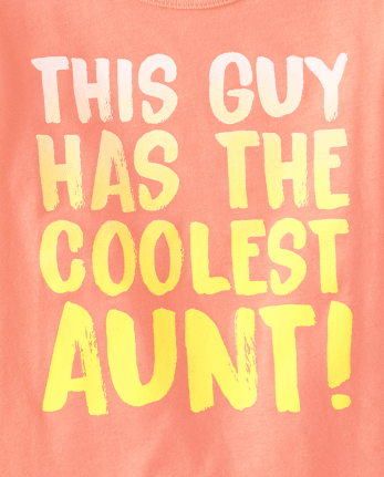 Baby And Toddler Boys Coolest Aunt Graphic Tee