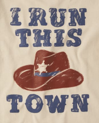 Camiseta con gráfico Run This Town para bebés y niños pequeños