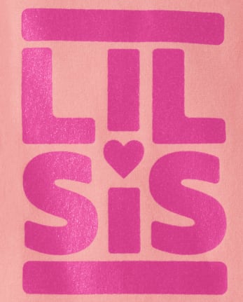 Baby Girls Lil Sis Graphic Bodysuit