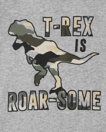 Pyjama en coton ajusté T-Rex Is Roar-Some pour bébés et tout-petits garçons