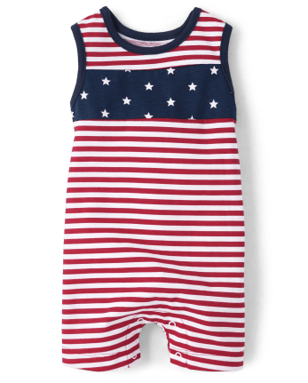 Pelele unisex con bandera para bebé