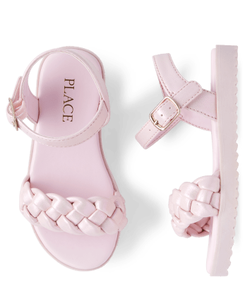 Toddler Girls Braided Sandals