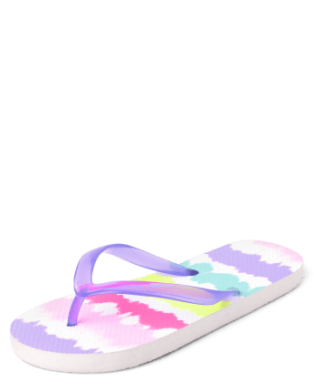 Girls Tie Dye Flip Flops | The Children's Place - MULTI CLR