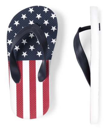 Boys Americana Flip Flops