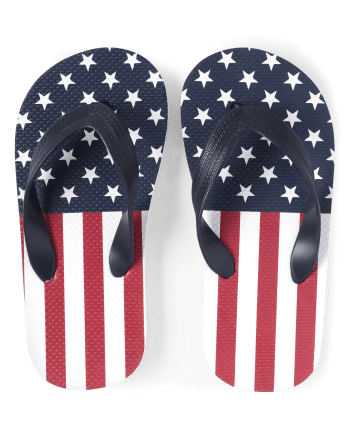 Boys Americana Flip Flops