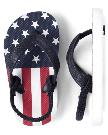 Toddler Boys Americana Flip Flops