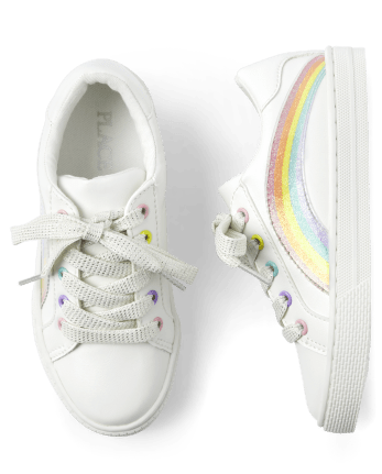 Girls Rainbow Low Top Sneakers