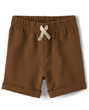 Baby And Toddler Boys French Terry Roll Cuff Shorts