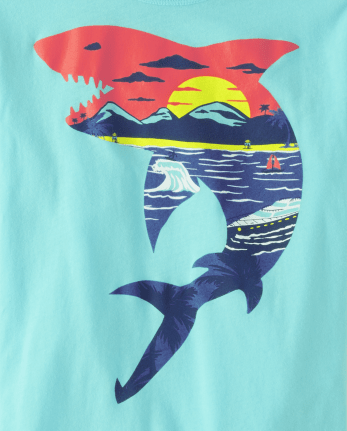 Boys Shark Graphic Tee