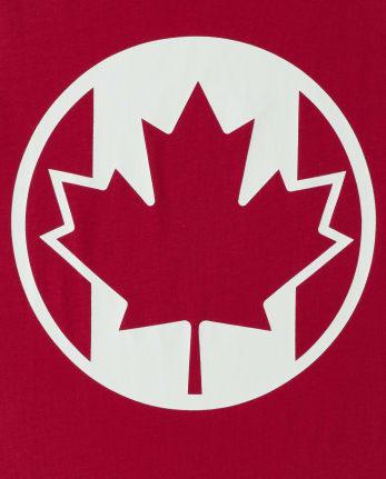 T-shirt graphique drapeau canadien pour garçons