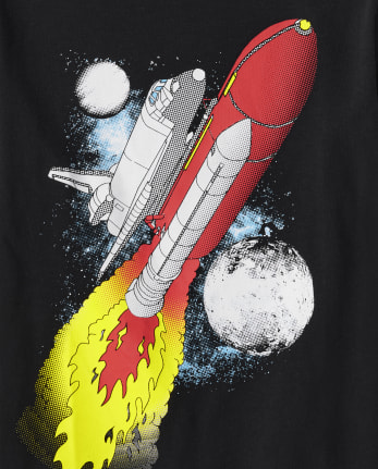 Boys Rocket Graphic Tee
