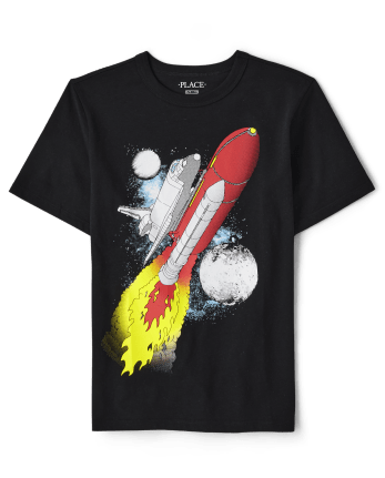 Boys Rocket Graphic Tee