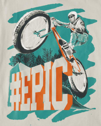 Boys Epic Biker Graphic Tee