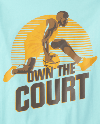 Boys Own The Court Graphic Tee