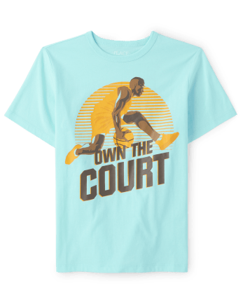 Boys Own The Court Graphic Tee