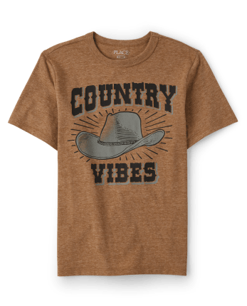 Boys Country Vibes Graphic Tee