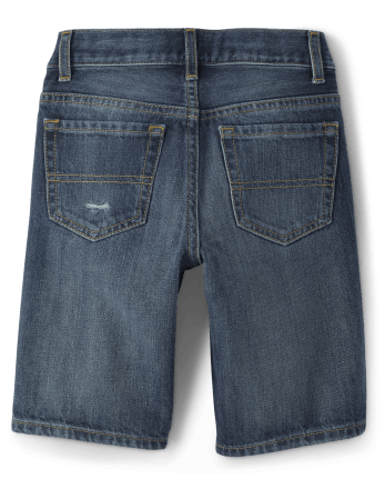 Boys Distressed Denim Shorts